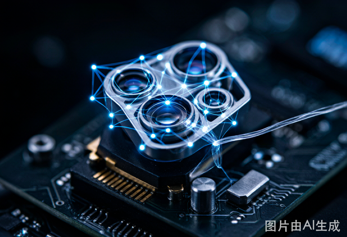 Kyocera triple lens AI depth sensor